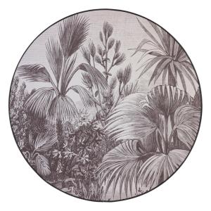 Cuadro lienzo fotoimpreso de palmeras enmarcado de madera g…