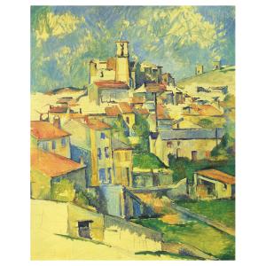 Cuadro lienzo - Gardanne - Paul Cézanne - cm. 50x60