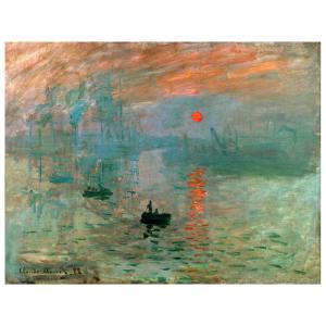 Cuadro lienzo - Impresión. Sol Naciente - Claude Monet - cm…