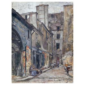 Cuadro lienzo - La Calle Taille-Pain - Frédéric Houbron cm.…