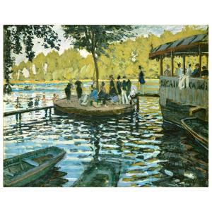 Cuadro lienzo - La Grenouillère - Claude Monet - cm. 80x100