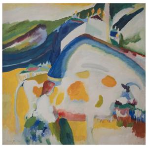 Cuadro lienzo - La Vaca - Wassily Kandinsky - cm. 50x50