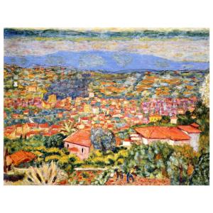 Cuadro lienzo - Le Cannet, Vue. - Pierre Bonnard - cm. 60x80