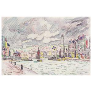 Cuadro lienzo - Le Havre - Paul Signac - cm. 60x90