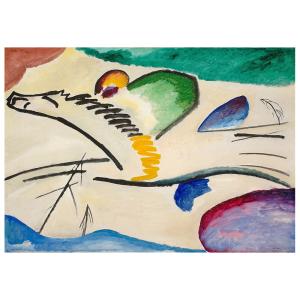 Cuadro lienzo - Lyrical - Wassily Kandinsky - cm. 80x100