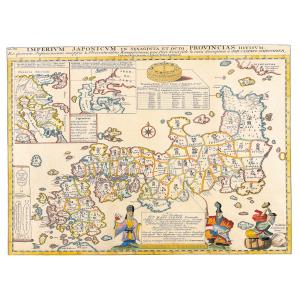 Cuadro Lienzo - Mapa Antiguo No. 17 cm. 80x100