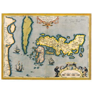 Cuadro lienzo - Mapa antiguo No. 40 - 40x50cm