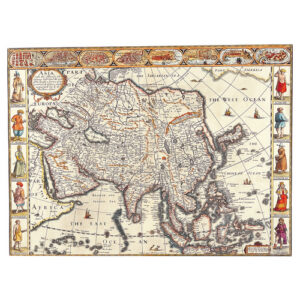 Cuadro lienzo - Mapa antiguo No. 46 - 80x100cm