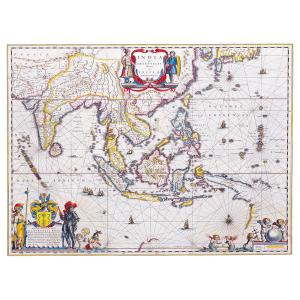 Cuadro Lienzo - Mapa Antiguo No. 8 cm. 80x100