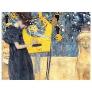 Cuadro lienzo - música - Gustav Klimt - cm. 80x100