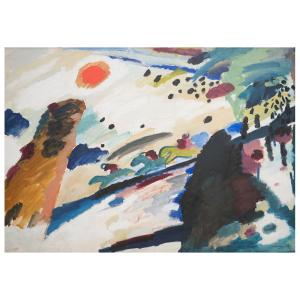 Cuadro lienzo - Paisaje Romántico - Wassily Kandinsky - cm.…