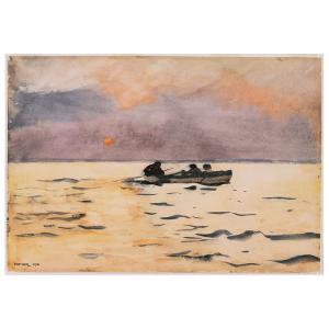 Cuadro lienzo - Rowing Home - Winslow Homer - cm. 50x70