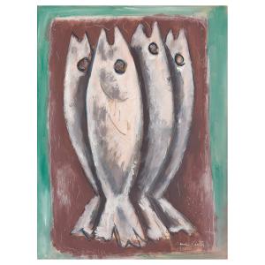 Cuadro lienzo - Sea Ghosts - Marsden Hartley cm. 60x80