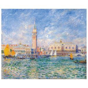 Cuadro lienzo - Vista de Venecia (Palacio Ducal), Renoir cm…