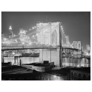 Cuadro - Luces En El Puente De Brooklyn cm. 60x75