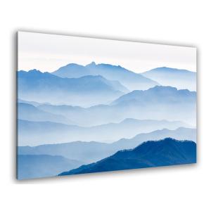Cuadro montañas azules impresión sobre lienzo 60x40cm