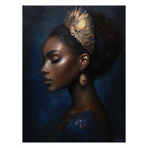 Cuadro mujer africana alu dibond 60x80