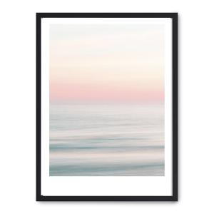 Cuadro sunset i, marco negro, 50x70 cm
