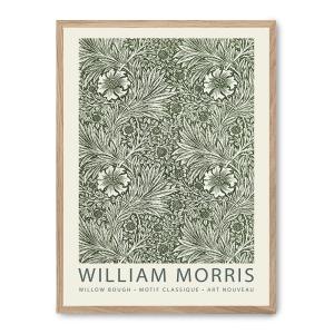 Cuadro willow pattern ii, marco premium chapado en roble, 5…