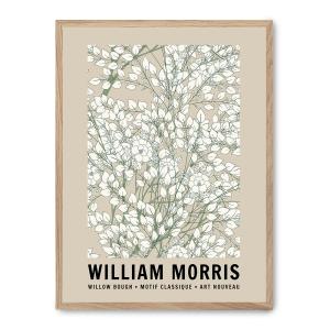 Cuadro willow pattern iii, marco premium chapado en roble,…