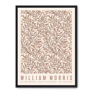 Cuadro willow pattern vi, marco negro, 30x40 cm