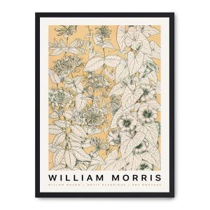 Cuadro willow pattern viii, marco negro, 50x70 cm