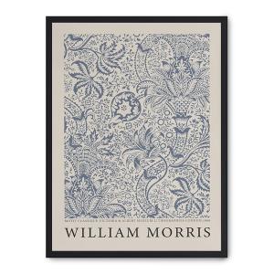 Cuadro willow pattern x, marco negro, 50x70 cm