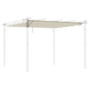 Cubierta para pérgola 250x255x6 cm crema