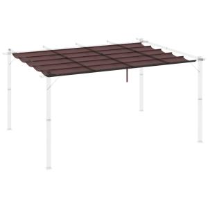 Cubierta para pérgola 350x260x6 cm café
