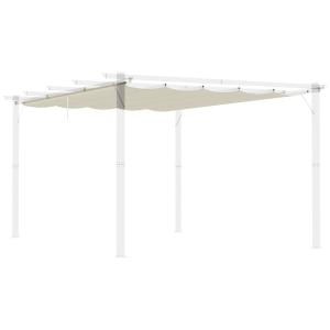 Cubierta para pérgola 350x260x6 cm crema