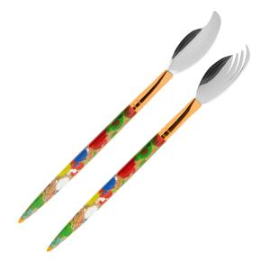 Cubiertos de ensalada  paint pc  33 x 0 x 6 cm