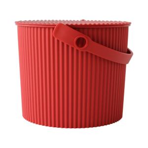 Cubo de almacenamiento rojo de 4 litros