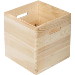 Cubo de pino macizo - l30 x alt30 cm