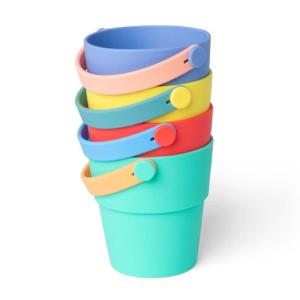 Cubos apilables de silicona