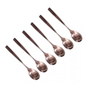 Cucharas para postre cobre - lote de 6