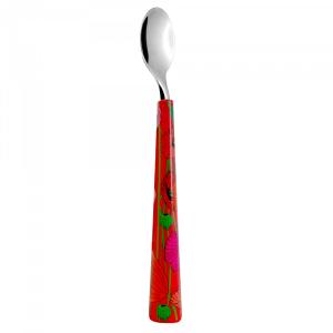 Cucharilla de postre  rojo hips  16 x 0 x 2 cm