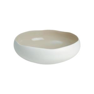 Cuenco 22 x 22 x 7.8 cm Gres natural Lino