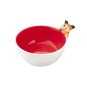 Cuenco para niños porcelana rojo