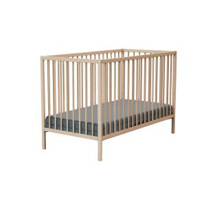 Cuna bebe madera haya cruda 60 x 120 cm