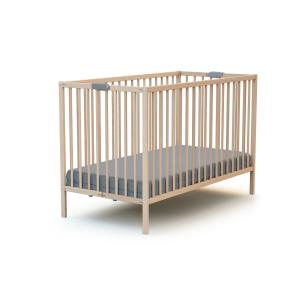 Cuna bebe plegable madera haya cruda 60 x 120 cm