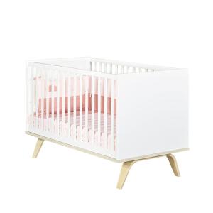 Cuna de madera blanca 140x70cm