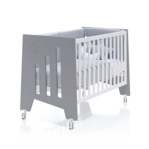 Cuna-escritorio 60x120 cm (2en1) antracita