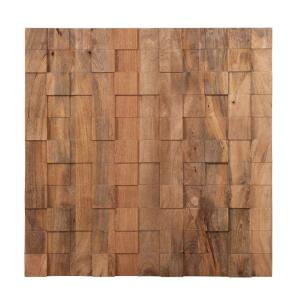 Decoración de pared de madera de mango 110 x 110