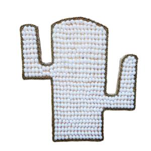 Decoración de pared en conchas ''cactus''