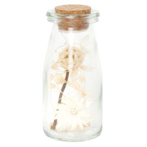 Decoración luminosa de cristal con tapón de corcho