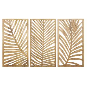 Decoraciones de pared hojas de palmera en madera de mango (…