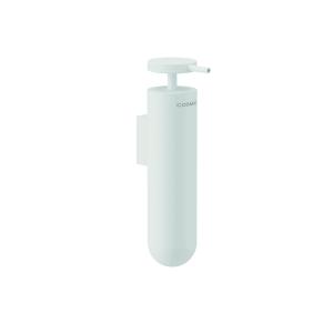 Dispensador de jabón geyser acero inoxidable blanco 21,2x9,…