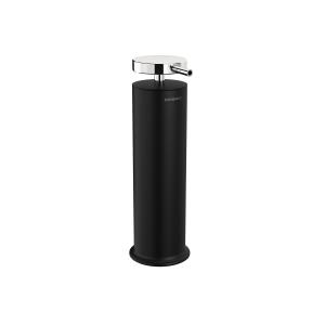 Dispensador de jabón geyser acero inoxidable negro 20x6x8,5