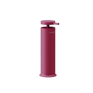 Dispensador de jabón geyser acero inoxidable rojo 20x6x8,5