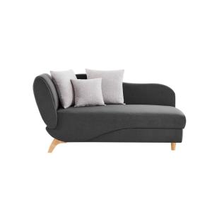 Diván cama poliéster gris antracita